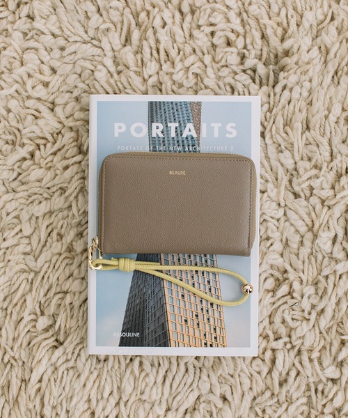 Beau're（ヴュレ） 二つ折り財布 財布 BEAURE カウレザー ハンド
