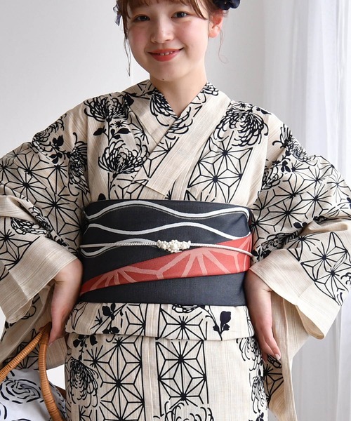utatane 浴衣 手染め注染浴衣3点セット utatane×注染工房 先染め
