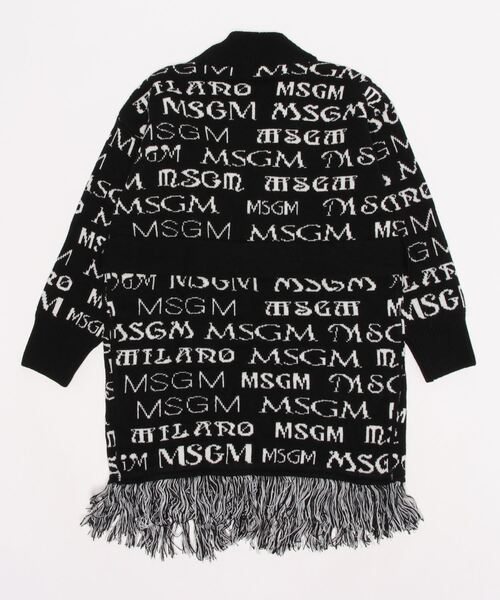 MSGM KIDS」 「KIDS」ニットカーディガン 12 ブラック キッズ 