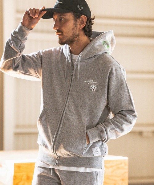 seventy seven パーカー mpa3426- middle onz zip up sweat