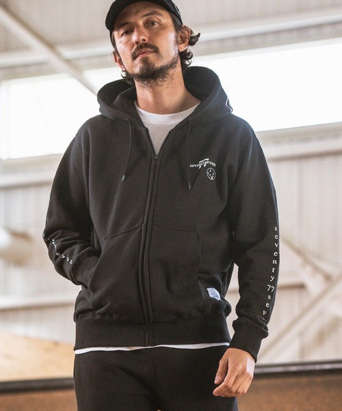 セール】mpa3429- middle onz zip up hoodie (emblem) パーカー