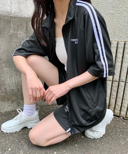 レディース半袖ジャージXSサイズ rosetop01.jpg