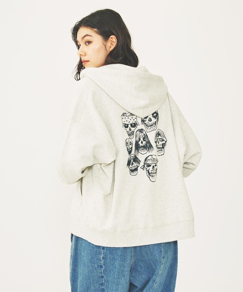 MILKFED.（ミルクフェド） パーカー HEAVY METAL ZIP UP HOODIE