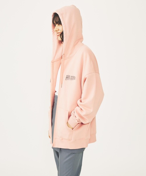 パーカー ジップアップパーカー ミルクフェド MILKFED HEAVY L ZIP UP HOODIE レディース 夏 MILKFED. パーカー ジップアップパーカー ミルクフェド MILKFED