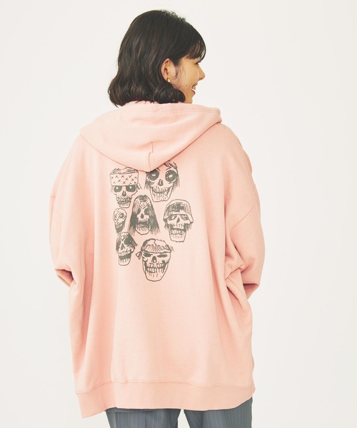 MILKFED.（ミルクフェド） パーカー HEAVY METAL ZIP UP HOODIE
