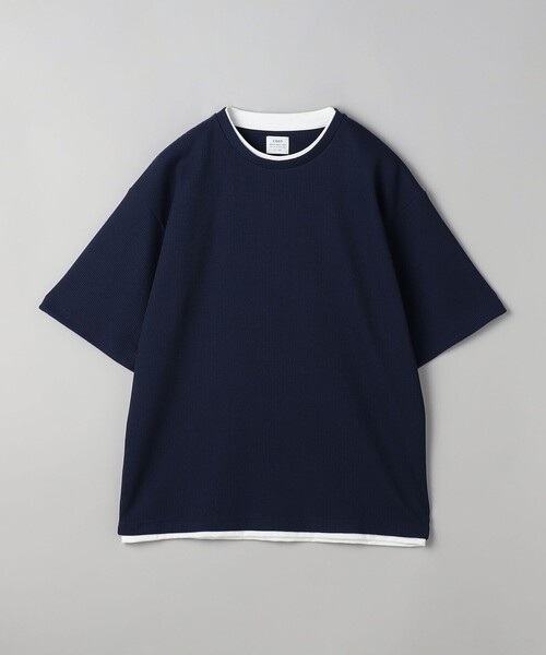 美品◇イッセイミヤケ ISSEY MIYAKE (T.) ワッフルプリーツ 半袖