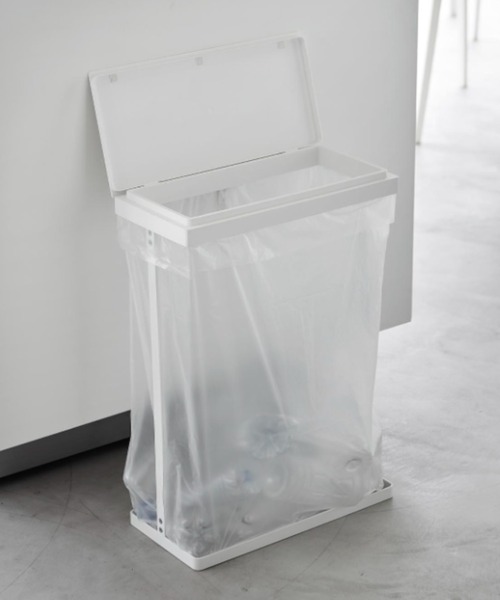 【3つセット】ゴミ箱 ダストボックス スリム 大容量 45L ホワイト 東谷 【3個セット】ゴミ箱 45リットル おしゃれ 屋外 分別