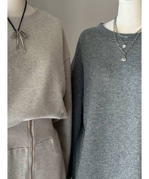 LAGUNAMOON（ラグナムーン） トレーナー スウェット 「WEB限定」ラメ