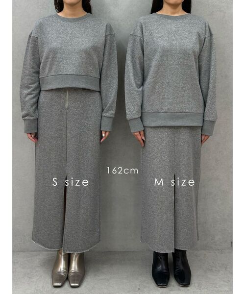 LAGUNAMOON（ラグナムーン） トレーナー スウェット 「WEB限定」ラメ