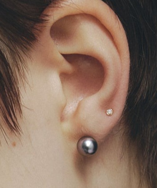 les bonbon（ルボンボン） ピアス 「les bonbon」K18 akoya pearl