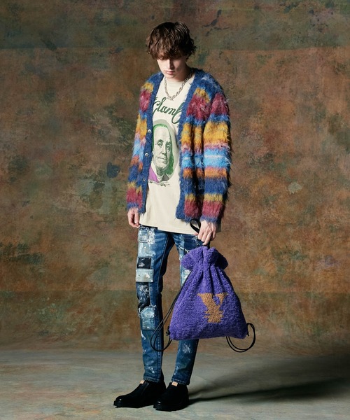 glamb（グラム） カーディガン Glamour Border Cardigan / グラマー