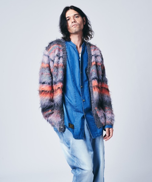 glamb（グラム） カーディガン Glamour Border Cardigan / グラマー