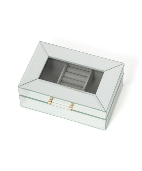 Francfranc（フランフラン） 収納 ミラー ジュエリーボックス S