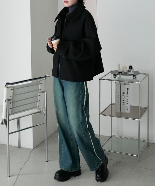 forksy.（フォルクシー） ジャケット ブルゾン 「forksy.」ニット