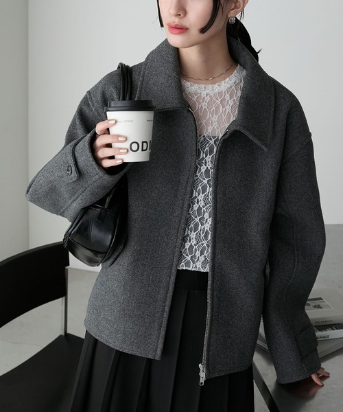 forksy.（フォルクシー） ジャケット ブルゾン 「forksy.」ニット