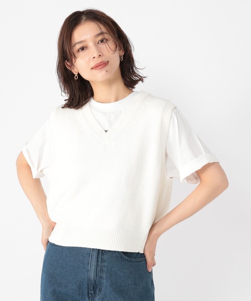 studio CLIP（スタディオクリップ） ベスト ジレ 「days」5ゲージV