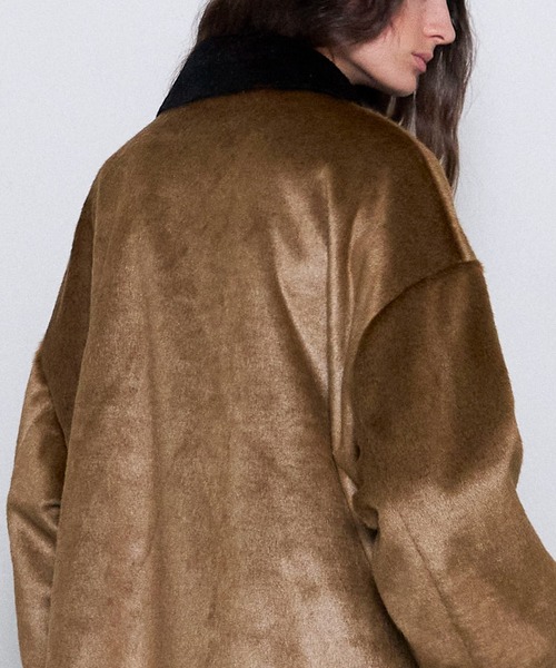 MAISON SPECIAL ステンカラーコート コート Faux Fur Bal Collar Coat 