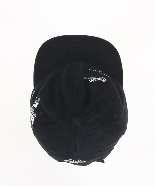 大人気✨ロゴ　ベースボールキャップ　ブラック　M GLIMCLAP キャップ 帽子 mko12366- Printed design baseball cap
