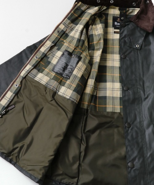 ブルゾン アウター Barbour　BEDALE WAX JACKET メンズの画像