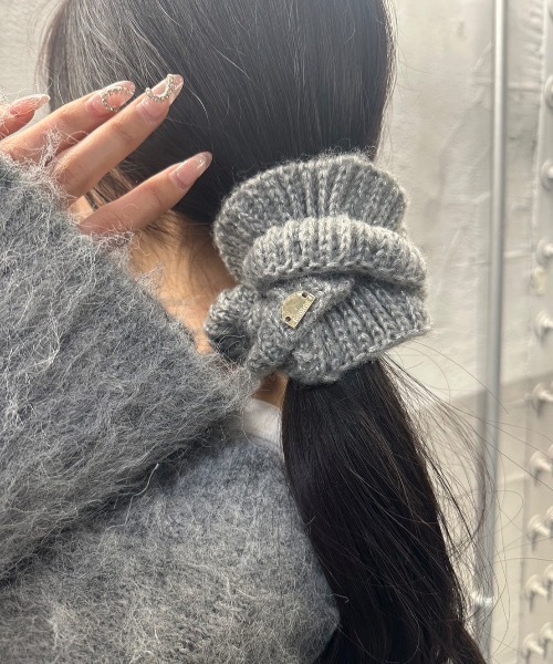 nemne（ネンネ） アームカバー ニットシュシュ レディース : ZOZOTOWN