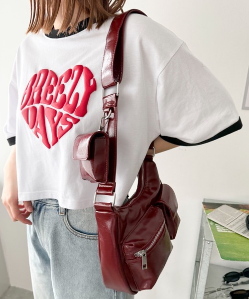 WEGO ショルダーバッグ バッグ WEGO/「25年春夏新作」ポーチ付き