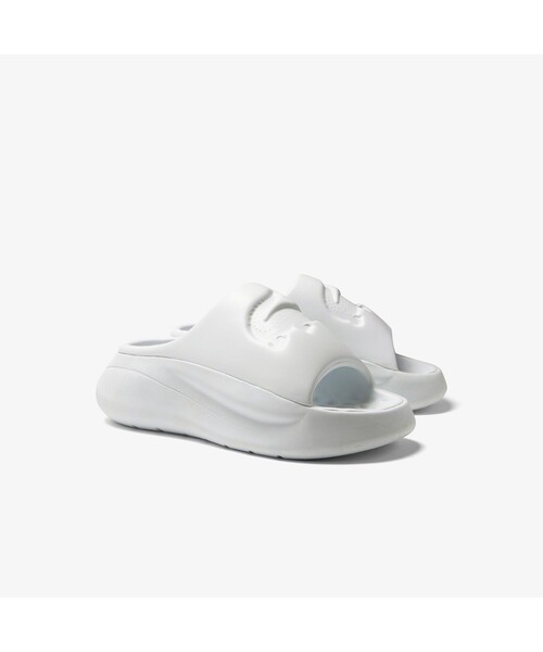 みみLACOSTE ラコステ 厚底サンダル 新品27.5㎝ LACOSTE 「LACOSTE」 ヒールサンダル 23.5cm グリーン