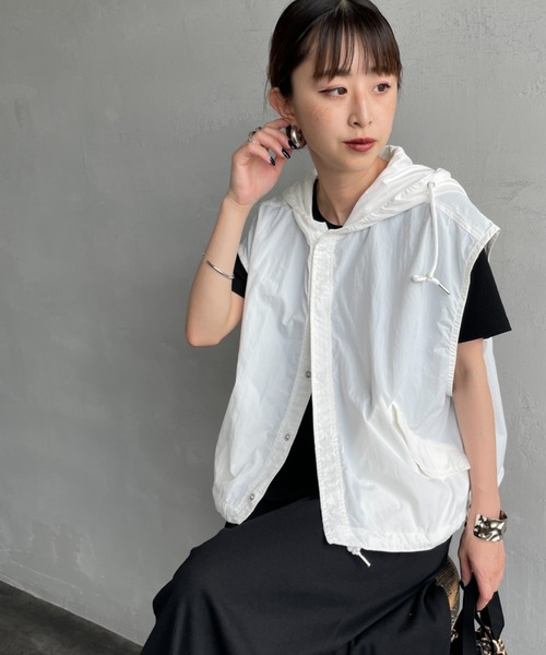 ベスト ジレ 「MILITARY/ミリタリー」 別注 スノーパーカーベスト レディース