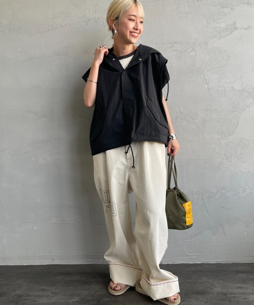 ベスト ジレ 「MILITARY/ミリタリー」 別注 スノーパーカーベスト レディース MILITARY ベスト ジレ 「MILITARY/ミリタリー」 別注 スノー