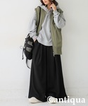 アンティカ antiqua ワイドパンツ パン...の詳細画像5