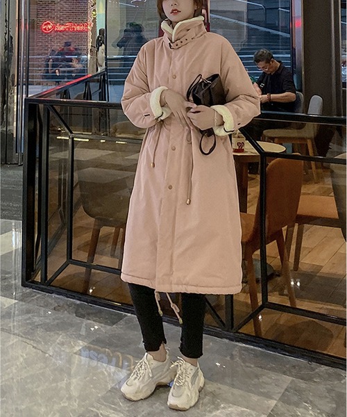 BLANC FICELLE コート アウター 裏ボア ロングコート レディース