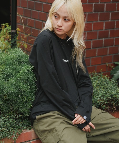 MAMMUT マムート レディース ロングTシャツ L 楽天市場】マムート レディース QD ロゴ プリント ロング