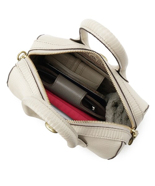 TOFF&LOADSTONE ハンドバッグ ハイエンドリザードボストン