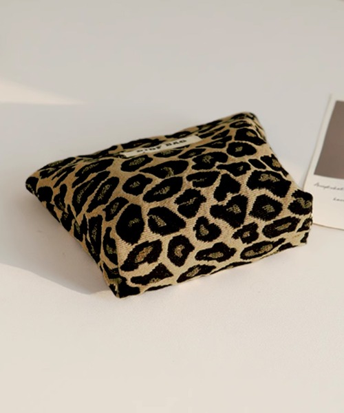 IRADOWL（アイラドール） ポーチ レオパード柄ミニポーチ レディース
