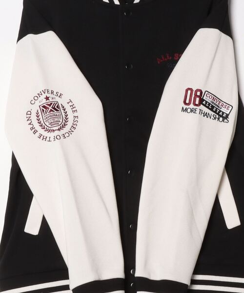 「CONVERSE」 スタジャン LL ブラック メンズ_画像2