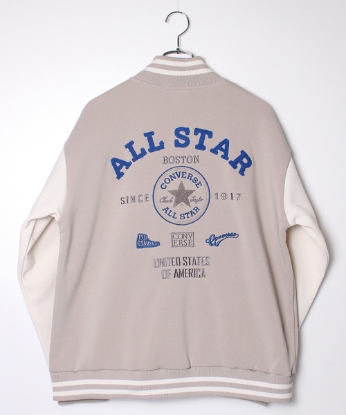 「CONVERSE」 スタジャン LL ブラック メンズ_画像5