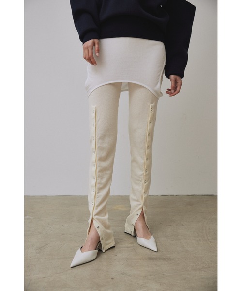 Abor レギンス スパッツ 「Abor」Knitted Leggings Pants/ニット