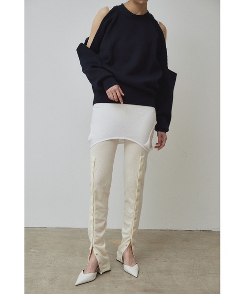 Abor レギンス スパッツ 「Abor」Knitted Leggings Pants/ニット