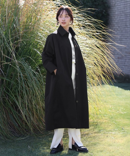 ENC ステンカラーコート コート soutien collar spring coat