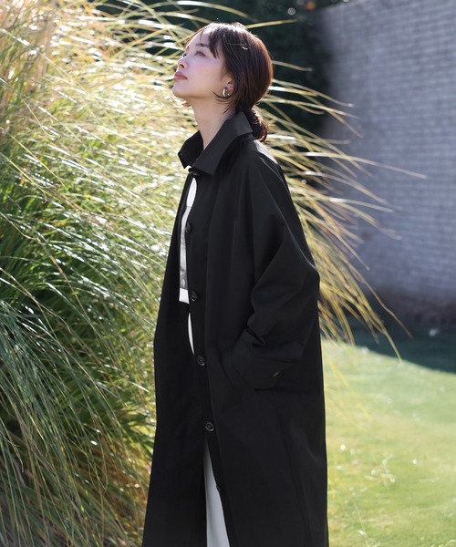 ENC ステンカラーコート コート soutien collar spring coat