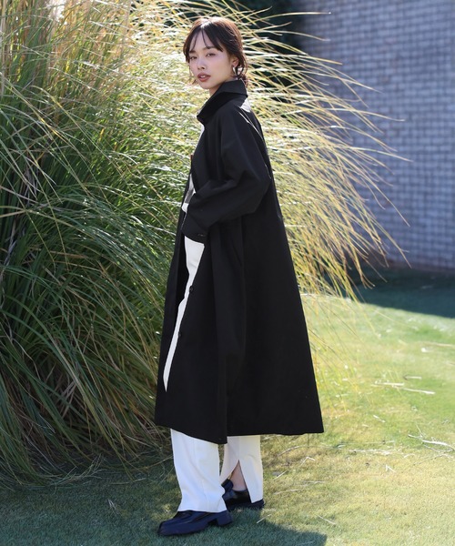 ENC ステンカラーコート コート soutien collar spring coat