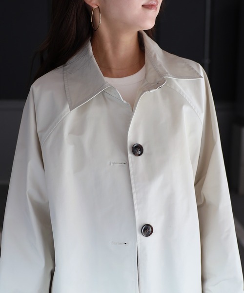ENC ステンカラーコート コート soutien collar spring coat