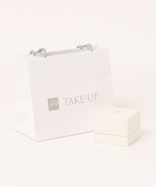 TAKE-UP ピアス 「 セカンドピアス」 K18モルガナイト ドロップ