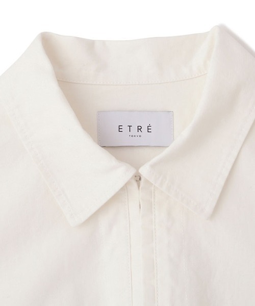 ETRE TOKYO（エトレトウキョウ） ブラウス シャツ オープンカラー