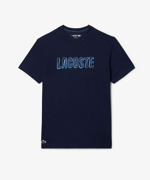 LACOSTE（ラコステ） tシャツ 吸水速乾 レイヤードネームウルトラ