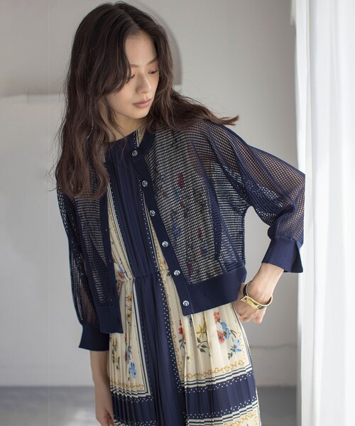 カーディガン メッシュニット レディース : ZOZOTOWN Yahoo!店 - 通販