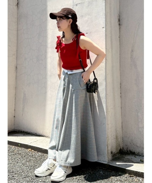 FRAY I.D スカート 「FRAY I.D｜Dickies」チノフレアスカート
