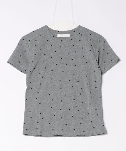 tシャツ Nia(ニア)/ドット柄 半袖Tシャツ レディース : ZOZOTOWN