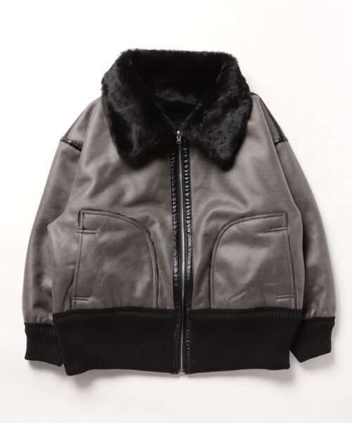 いーさん/ GYDA GYDA（ジェイダ） ジップアップブルゾン FREE ブラック レディース