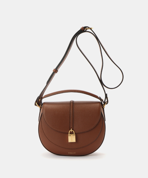 DeMellier シエナ サドル クロスボディ Mocha Suede 海外限定 The Siena Saddle | Mocha Suede & Mocha Small Grain | Demellier