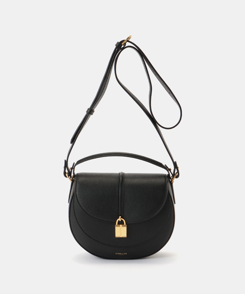 DEMELLIER The Siena Hobo ハンド ショルダー バッグ The Siena Hobo | Black Small Grain | DeMellier